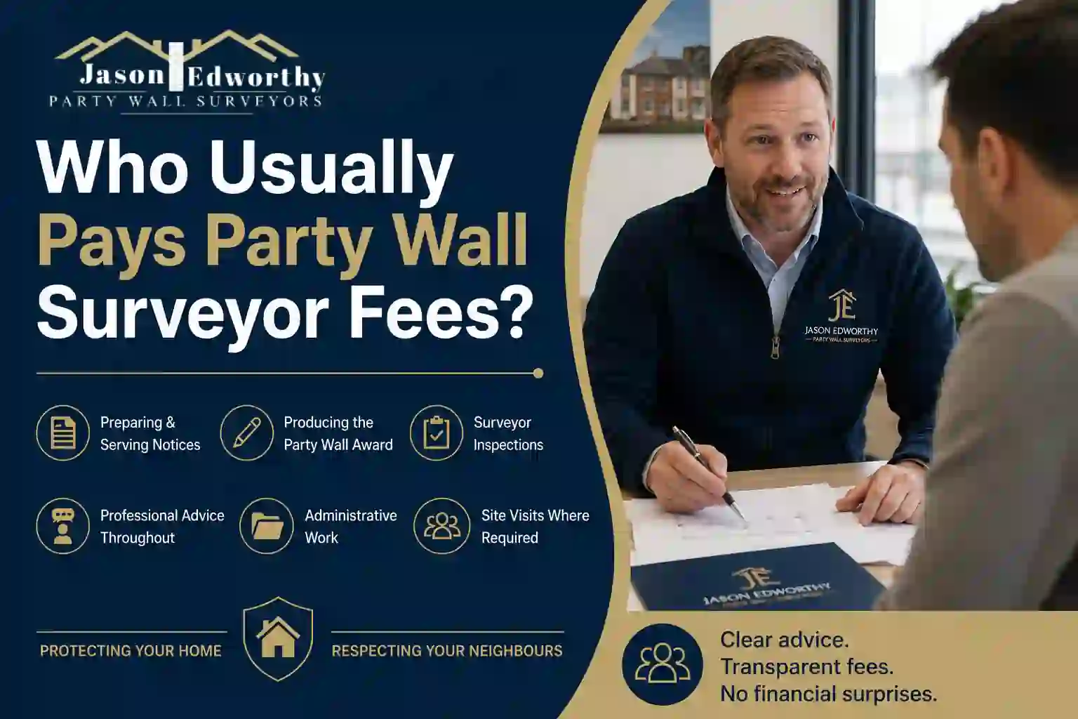 Who Usually Pays Party Wall Surveyor Fees Oxford?