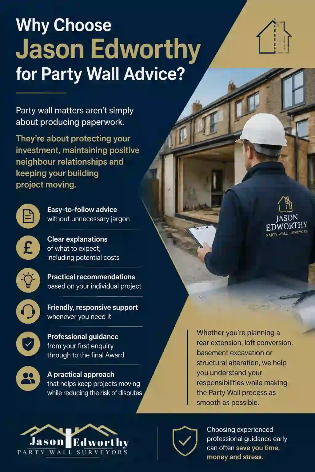 Why Choose Jason Edworthy for Party Wall Advice Oxford?
